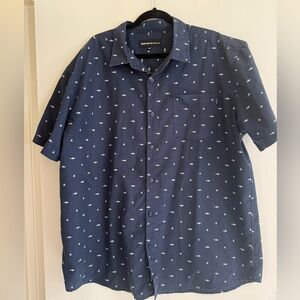Molokai Navy Blue Casual Button Down Shirt